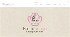 Desktop Screenshot of browlounge.com